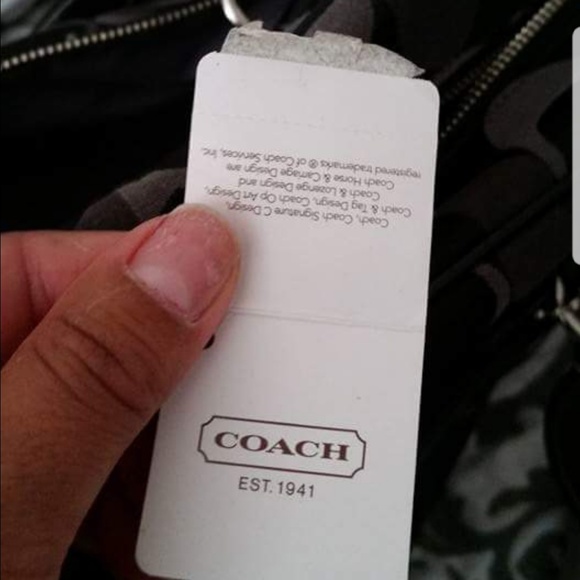 Beautiful black Coach diaper bag - Picture 6 of 6